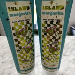 Bath & Body Works Island Margarita Hydration Body Cream - Teal & Lime